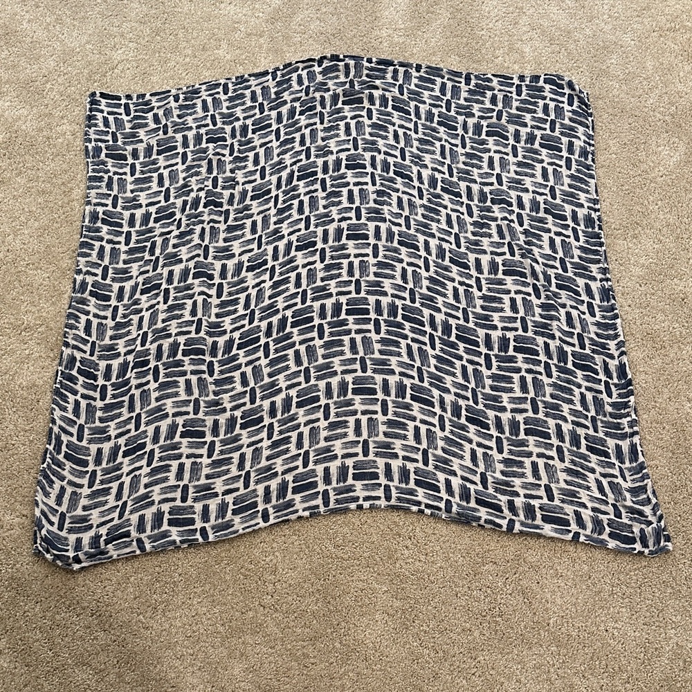 aden + anais Indigo and White Swaddle
